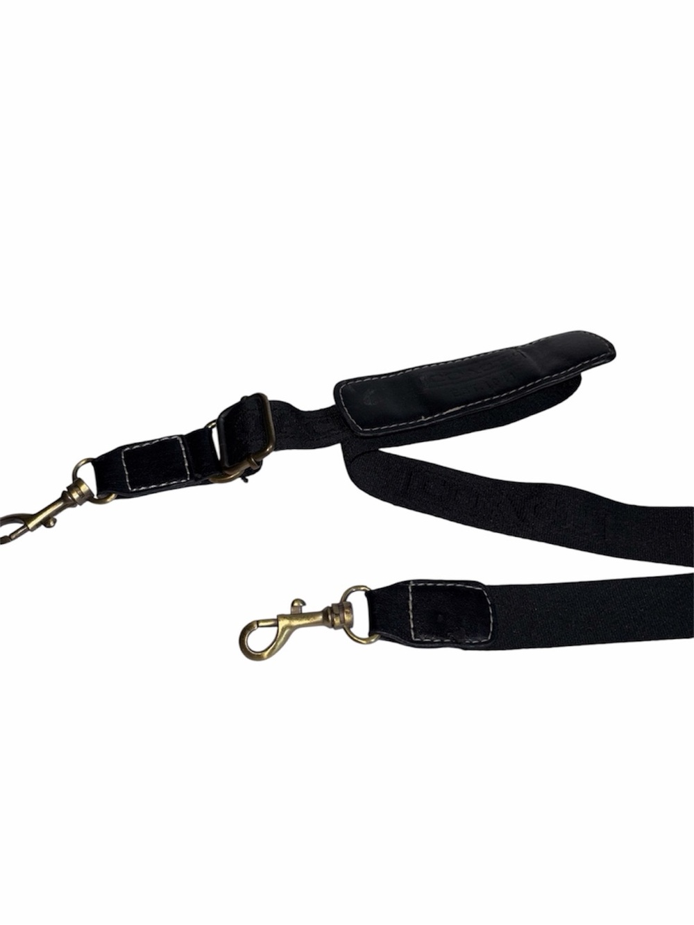 Coach Leather + Nylon Replacement Strap 52" Antique Gold Hardware